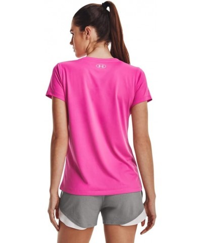 Women's UA Tech™ T-Shirt (652) Rebel Pink / / Metallic Silver Small $11.22 Activewear