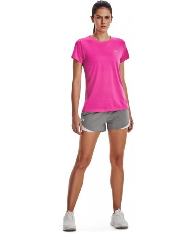 Women's UA Tech™ T-Shirt (652) Rebel Pink / / Metallic Silver Small $11.22 Activewear