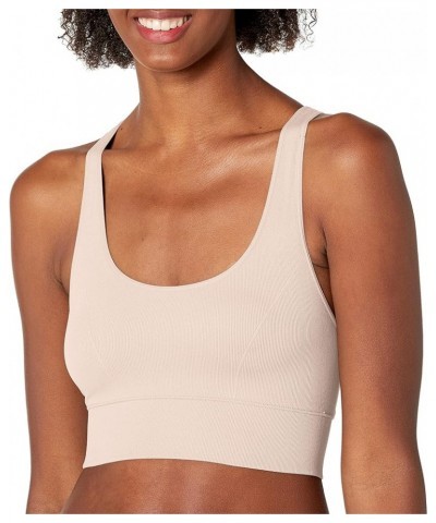 Women's Feel Good Seamless Wireless Crop Tank Dm2304 Sandshell $9.65 Tanks