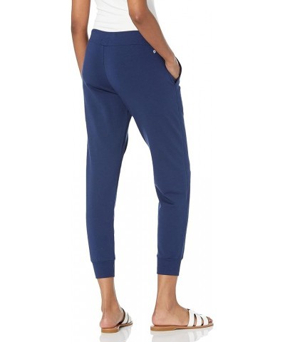 Women's Grace Supersoft Stretch Rib-Cuff Jogger Navy $12.89 Leggings