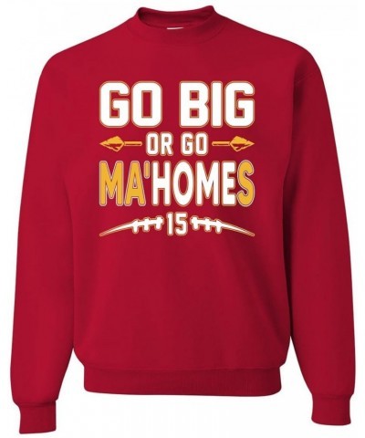 Kansas City Fan | KC Fantasy Football Sports Unisex Crewneck Sweatshirt Red-home $22.39 Hoodies & Sweatshirts