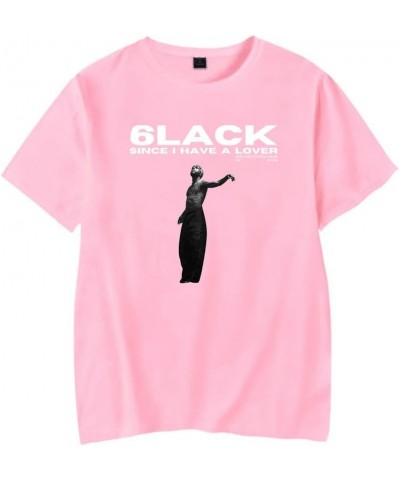 6lack Merch Since I Have A Lover T-Shirt Women Men Summer Casual Print Short Sleeve Tee Rapper Hiphop Pink $10.38 T-Shirts