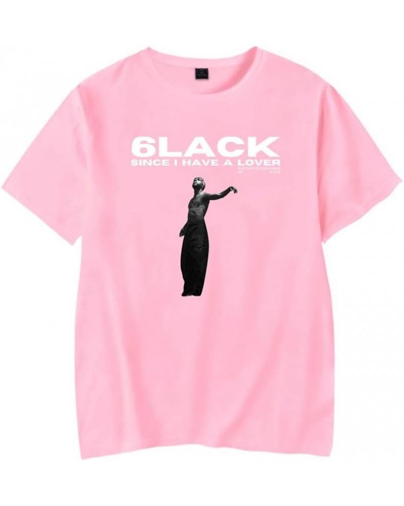 6lack Merch Since I Have A Lover T-Shirt Women Men Summer Casual Print Short Sleeve Tee Rapper Hiphop Pink $10.38 T-Shirts