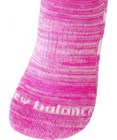 Women's Athletic Socks - Cushioned Low Cut Ankle Socks (6 Pack) Pink Logo $9.35 Activewear