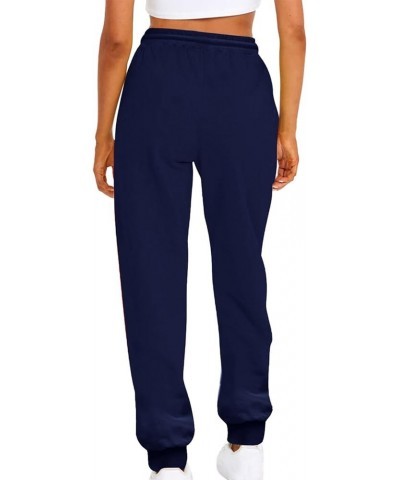 Casual Sweatpants for Women High Waisted Workout Jogger Pants Athletic Fashion Lounge Trousers with Pockets 001 Navy $12.50 A...