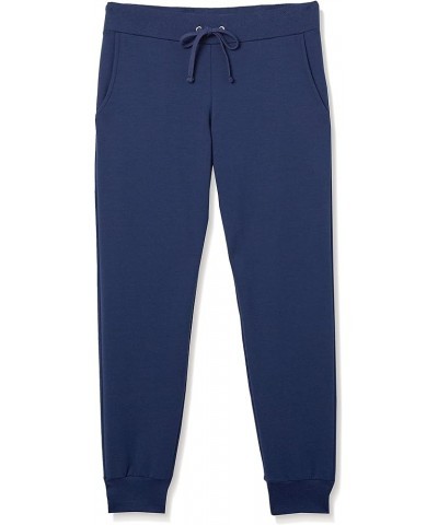 Women's Grace Supersoft Stretch Rib-Cuff Jogger Navy $12.89 Leggings