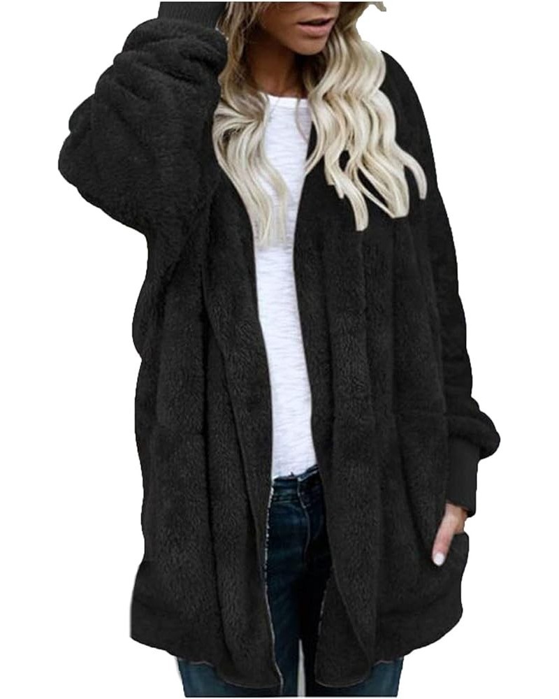 Winter Coats For Women 2023 Trendy Casual Warm Jacket Fashion Long Sleeve Outerwear Trendy Clothes A2black $11.08 Jackets