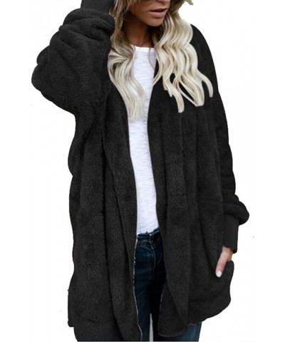 Winter Coats For Women 2023 Trendy Casual Warm Jacket Fashion Long Sleeve Outerwear Trendy Clothes A2black $11.08 Jackets