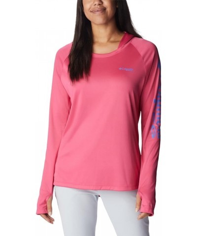 Women's Tidal Tee Hoodie Ultra Pink/Violet Sea Logo $20.82 Activewear