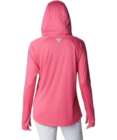 Women's Tidal Tee Hoodie Ultra Pink/Violet Sea Logo $20.82 Activewear