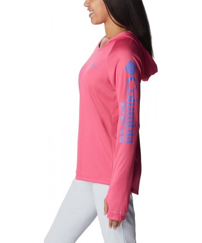 Women's Tidal Tee Hoodie Ultra Pink/Violet Sea Logo $20.82 Activewear