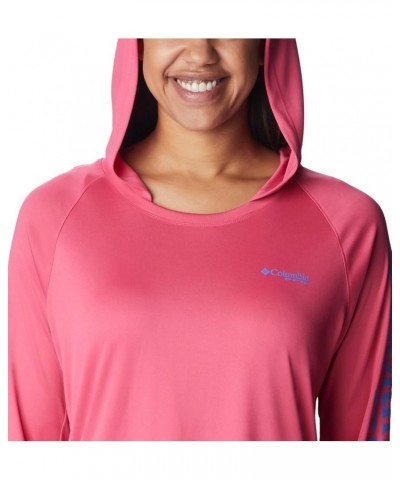 Women's Tidal Tee Hoodie Ultra Pink/Violet Sea Logo $20.82 Activewear