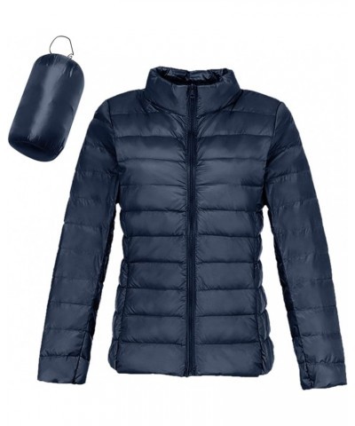 Packable Puffer Jacket Women Lightweight Short Down Jackets Winter Trendy Slim Fit Hooded Bubble Coat Light Puffer Jackets Na...