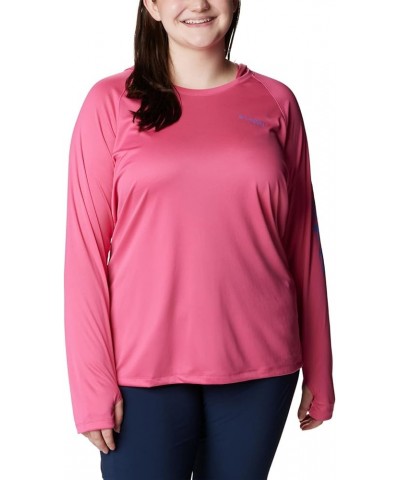 Women's Tidal Tee Hoodie Ultra Pink/Violet Sea Logo $20.82 Activewear