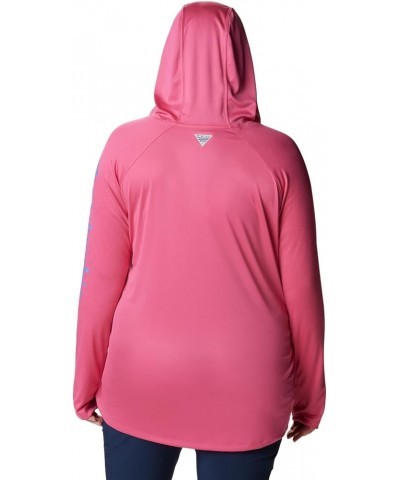 Women's Tidal Tee Hoodie Ultra Pink/Violet Sea Logo $20.82 Activewear