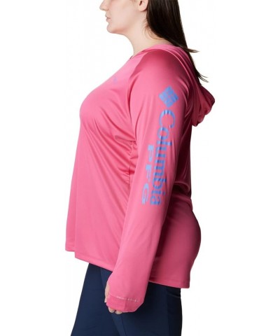 Women's Tidal Tee Hoodie Ultra Pink/Violet Sea Logo $20.82 Activewear