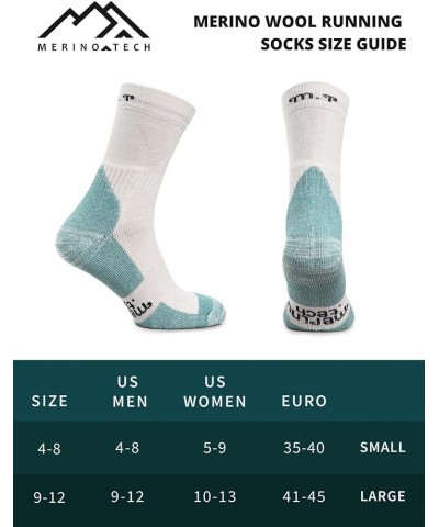 Thin Merino Wool Socks for Women and Men - Merino Wool Running Socks Quarter Style Space Blue Pack of 2 $12.64 Socks