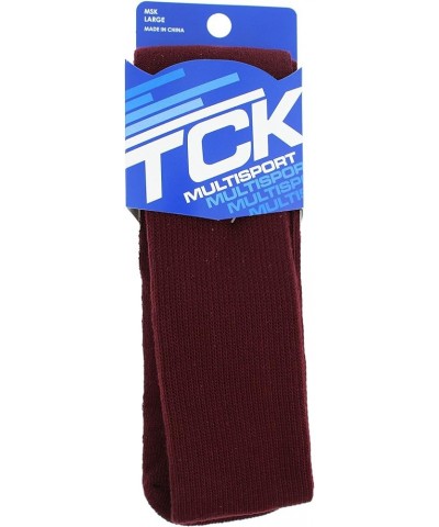 Soccer Socks Youth Toddler Adult Fold Down Top MS Multisport Tube Socks Maroon $8.39 Socks