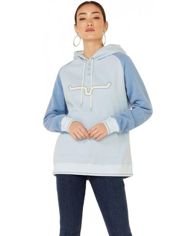 Women's Amigo Pullover Hoodie Blue $42.39 Hoodies & Sweatshirts