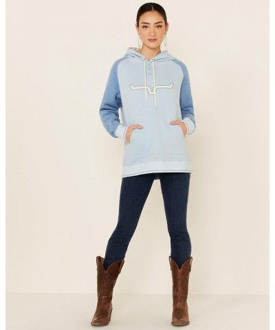 Women's Amigo Pullover Hoodie Blue $42.39 Hoodies & Sweatshirts