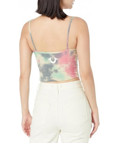 Women's Arched Logo Crop Cami Su Tie Dye $12.25 Tanks