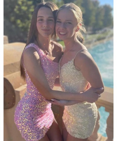 Spaghetti Strap Short Homecoming Dresses for Teens 2024 Satin Lace V-Neck Cocktail Party Gown Burnt Orange $45.04 Dresses