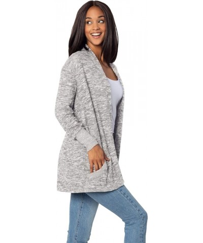 Women's Cozy Fleece Cardigan Heather Grey Mississippi Old Miss Rebels $25.33 Sweaters