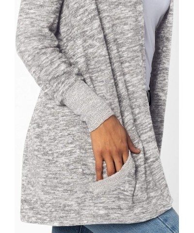 Women's Cozy Fleece Cardigan Heather Grey Mississippi Old Miss Rebels $25.33 Sweaters