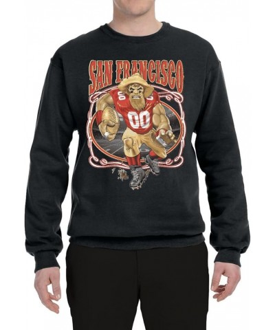 San Francisco Fan | SF Fantasy Football Sports Unisex Crewneck Sweatshirt Black-san Francisco-01 $23.19 Hoodies & Sweatshirts