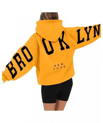 Hoodies for Women Trendy - Women's Fashion Hoodies & Sweatshirts Oversized Hoodie y2k Clothes Fall Pullover Top 2-yellow $4.9...