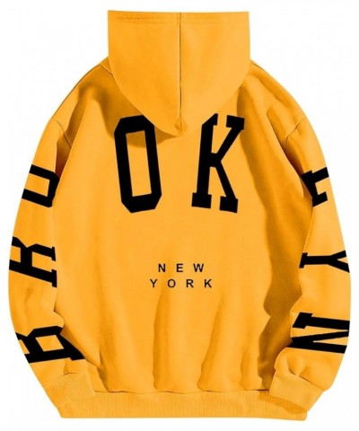 Hoodies for Women Trendy - Women's Fashion Hoodies & Sweatshirts Oversized Hoodie y2k Clothes Fall Pullover Top 2-yellow $4.9...