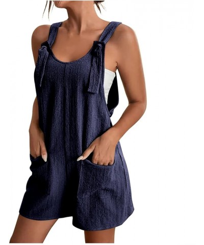 Overalls for Women Short 2024 Summer Baggy Rompers Casual Adjustable Straps Loose Bib Overalls Jumpsuit with Pockets Big Sale...