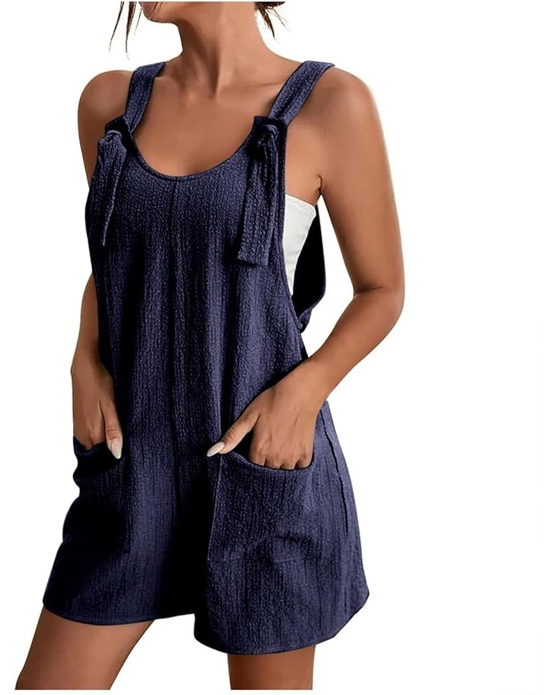 Overalls for Women Short 2024 Summer Baggy Rompers Casual Adjustable Straps Loose Bib Overalls Jumpsuit with Pockets Big Sale...