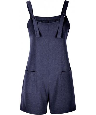 Overalls for Women Short 2024 Summer Baggy Rompers Casual Adjustable Straps Loose Bib Overalls Jumpsuit with Pockets Big Sale...