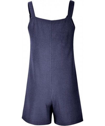 Overalls for Women Short 2024 Summer Baggy Rompers Casual Adjustable Straps Loose Bib Overalls Jumpsuit with Pockets Big Sale...