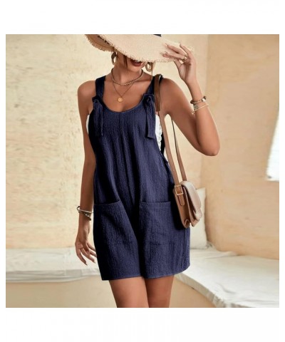 Overalls for Women Short 2024 Summer Baggy Rompers Casual Adjustable Straps Loose Bib Overalls Jumpsuit with Pockets Big Sale...