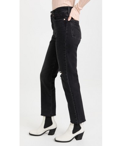 Women's Premium Wedgie Straight Jeans Standard After Sunset - Black $22.08 Jeans