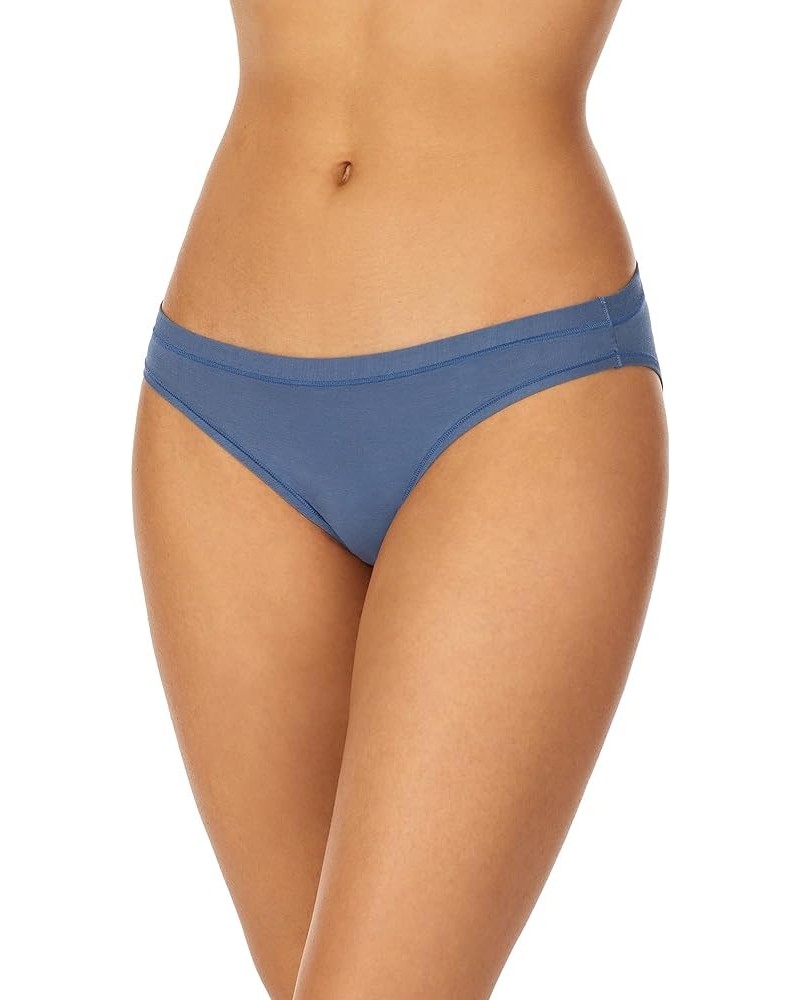 Women's Modal Bikini Panty Vintge Blue $8.97 Lingerie