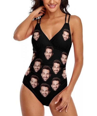 Custom Face Swimsuits Personalized Swimsuits with Face Photo Customized Picture Bathing Suits for Women-5 Style 02-custom Fac...