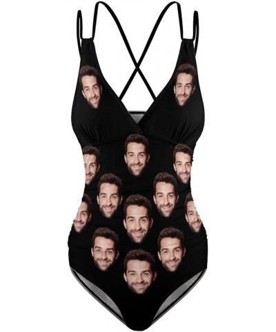 Custom Face Swimsuits Personalized Swimsuits with Face Photo Customized Picture Bathing Suits for Women-5 Style 02-custom Fac...