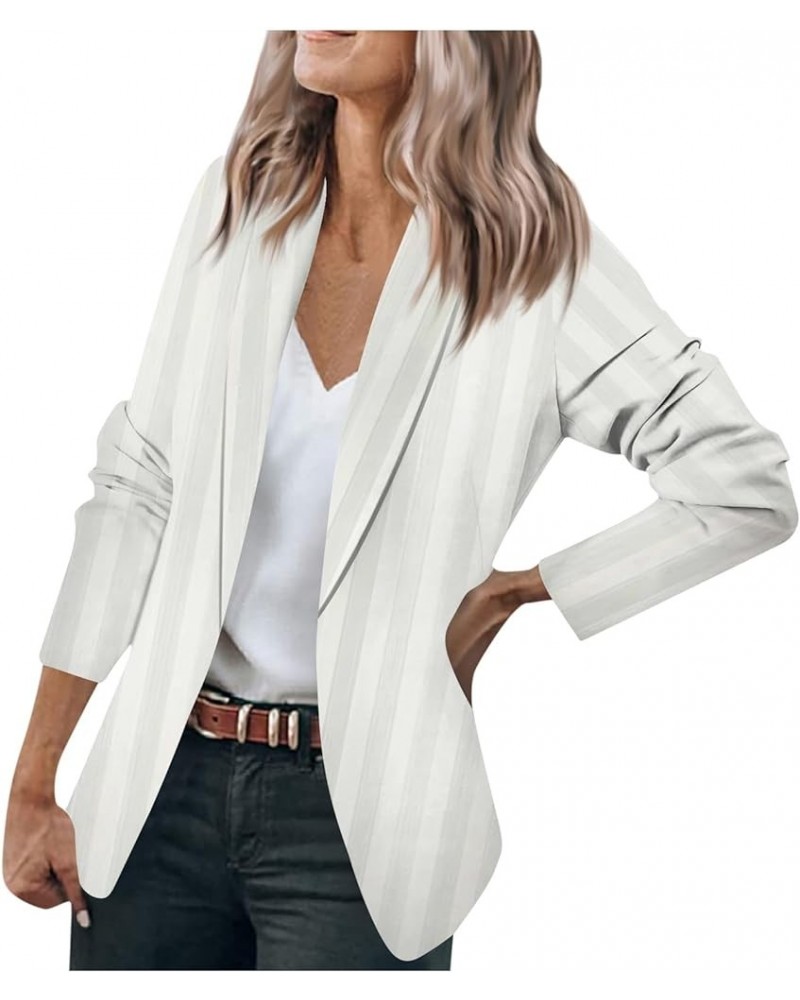 Women's Blazer 2023 Ball Gown Oversized Overcoat for Women Winter Long Sleeve with Designs Polyester Overcoat 01-light Gray $...