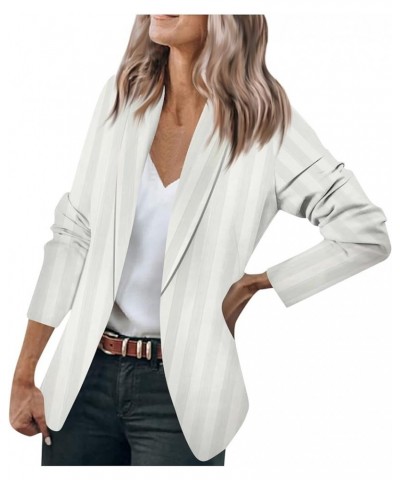 Women's Blazer 2023 Ball Gown Oversized Overcoat for Women Winter Long Sleeve with Designs Polyester Overcoat 01-light Gray $...