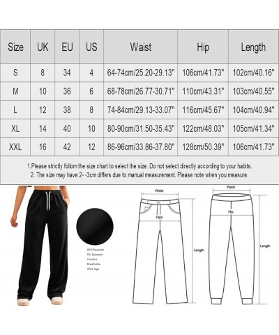 Bottom Sweatpants Pockets High Waist Sporty Gym Athletic Fit Jogger Pants L-ounge Trousers Yellow-f $11.19 Activewear