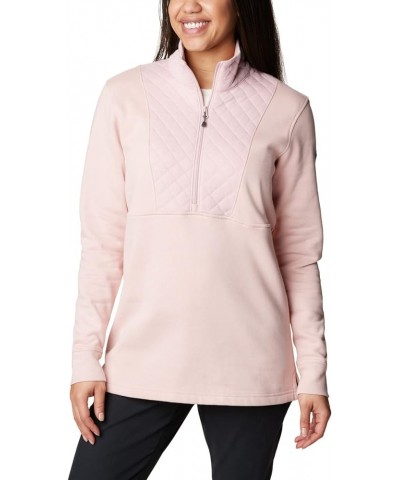 Women's Lodge Quilted 1/4 Zip Dusty Pink $24.67 Jackets