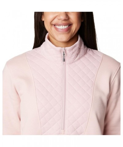 Women's Lodge Quilted 1/4 Zip Dusty Pink $24.67 Jackets