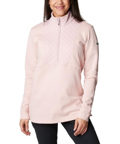 Women's Lodge Quilted 1/4 Zip Dusty Pink $24.67 Jackets