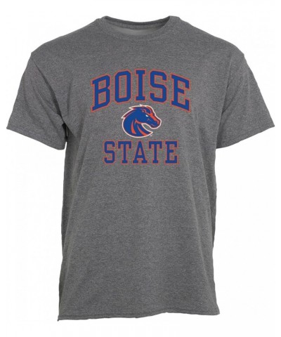 Spirit Logo Adult Unisex Short-Sleeve T-Shirt Boise State Broncos - Charcoal Grey $16.17 T-Shirts