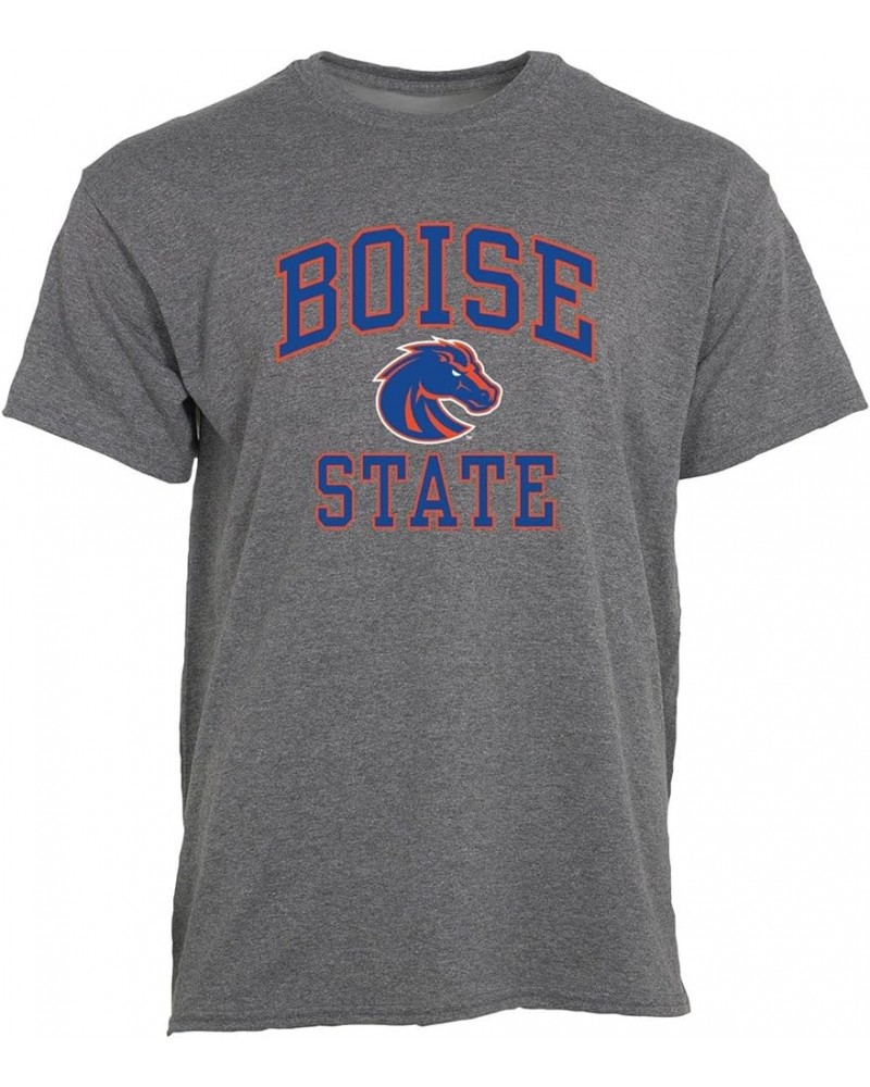 Spirit Logo Adult Unisex Short-Sleeve T-Shirt Boise State Broncos - Charcoal Grey $16.17 T-Shirts